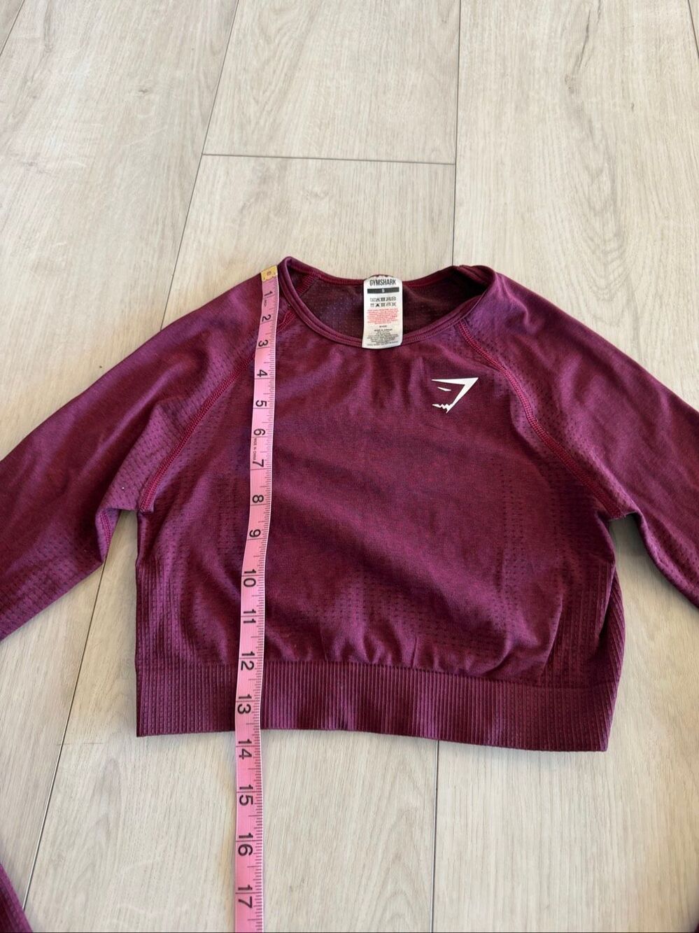 Gymshark women’s long crop top size s - Picture 2 of 6